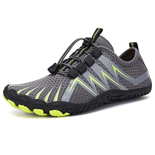 Teechodina Scarpe da Trail Unisex Grigio A