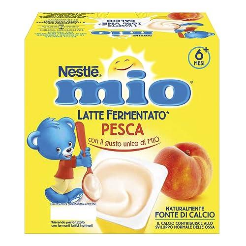 NESTLÉ MIO Merenda al Latte Fermentato Pesca, 4x100g