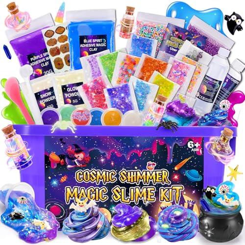 Hapikids Slime Kit Lavoretti Creativi per Bambini - Pozioni Magiche Galaxy