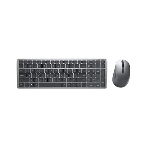 Dell KM7120W - Kit Tastiera e Mouse Multidispositivo Wireless - QWERTY Italiano Grigio Titanio