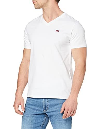 Levi's Original Housemark V-Neck T-Shirt Uomo Bianca