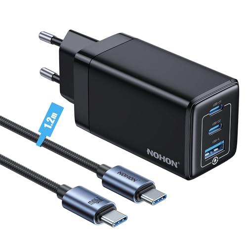 NOHON Caricatore USB-C Rapido 65W GaN