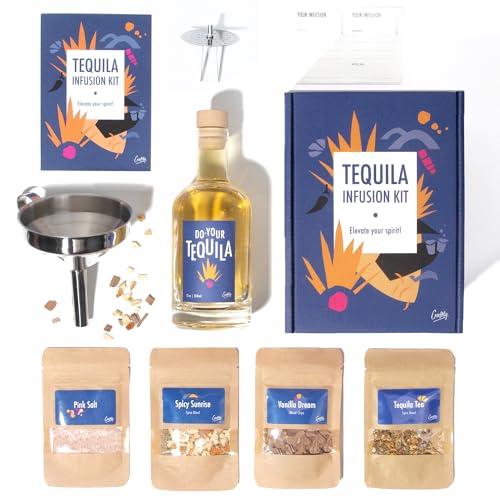 Craftly - Kit per infusione fai da te | Kit da cocktail | cesto regalo per barista | Fantastico regalo di anniversario di compleanno per lui, marito, collega, regali di Natale per uomini e donne l
