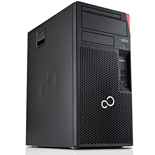 Fujitsu PC Computer Desktop Tower Esprimo P557, Processore Core i7-7700, Memoria Ram 8GB, Disco SSD 240GB, Win 11 Pro (Ricondizionato)