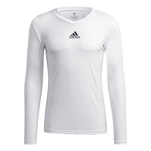 Adidas Team Base Tee Maglia Manica Lunga Uomo Bianca