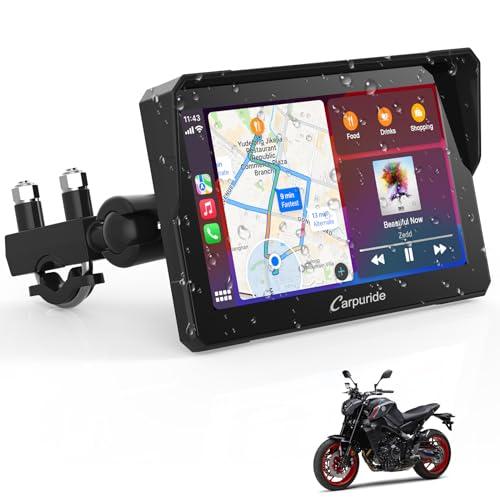 CARPURIDE W702 - Schermo CarPlay Wireless per Moto