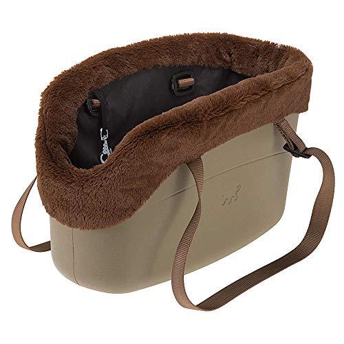 Ferplast Borsa per Cani With-Me Winter Tortora