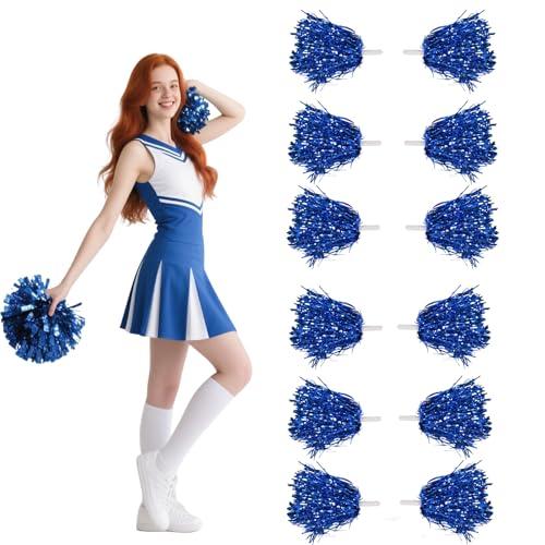 FGen 12 Pezzi Pompon Cheerleading Multicolore