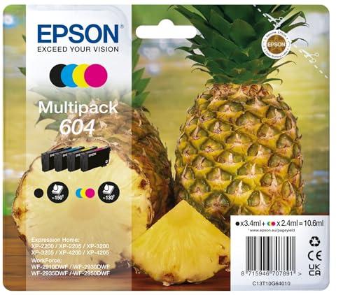 Epson 604 Ananas Multipack - Cartucce Originali per Stampe di Qualità