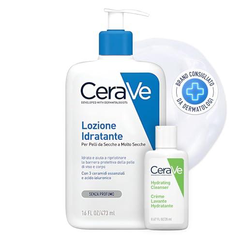 CeraVe Kit Corpo e Viaggio - Idratazione Essenziale per Pelli Secche