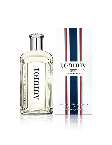 Tommy Hilfiger - Eau de Toilette Tommy 100 ml - Profumo Uomo - Fragranza Fougère - Note Agrumate e Fruttate - Flacone in Vetro Trasparente
