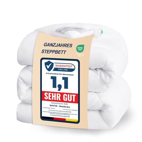 WAVVE Piumino Letto Piazza e Mezza Quattro Stagioni 200x200 cm