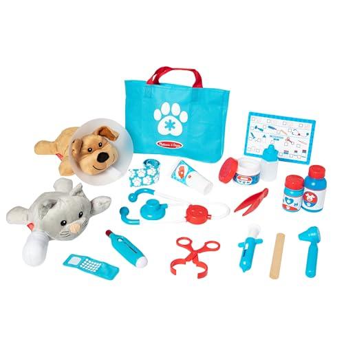 Melissa & Doug Set Piccoli Veterinari - Gioco da Veterinari con Attrezzi e Peluche