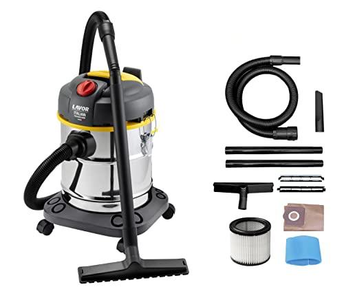 LAVOR New Model 8.253.0023 Aspiratore Solidi e Liquidi Inox 20L 1400W
