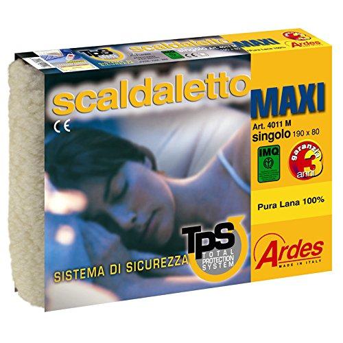 Ardes+medicura - Scaldaletto Singolo 100% Lana Maxi