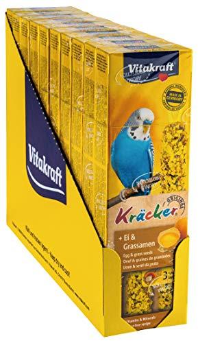 Vitakraft Kräcker Uovo e Semi per Pappagallini Ondulati (10 x 54g)
