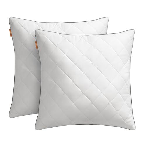 SONGMICS HOME Cuscini Letto Set da 2