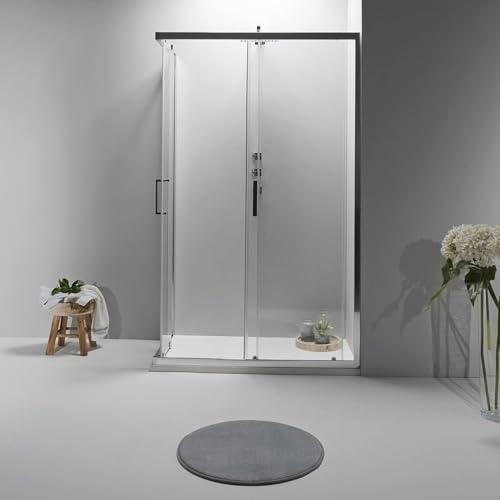 Box Doccia Angolare 70x120 con 2 Porte Scorrevoli in Vetro Trasparente serie Neat - Elite