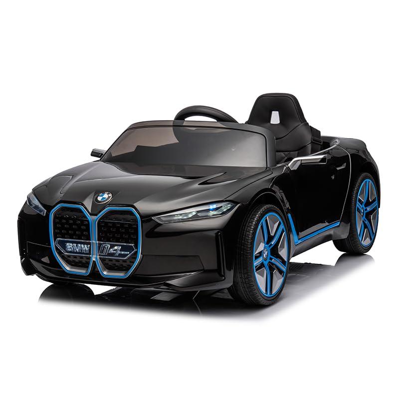 Auto Elettrica per Bambini BMW i4 Nera con Telecomando 12V