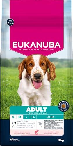 Eukanuba Salmone e Orzo per Cani Adulti Taglia Media e Piccola