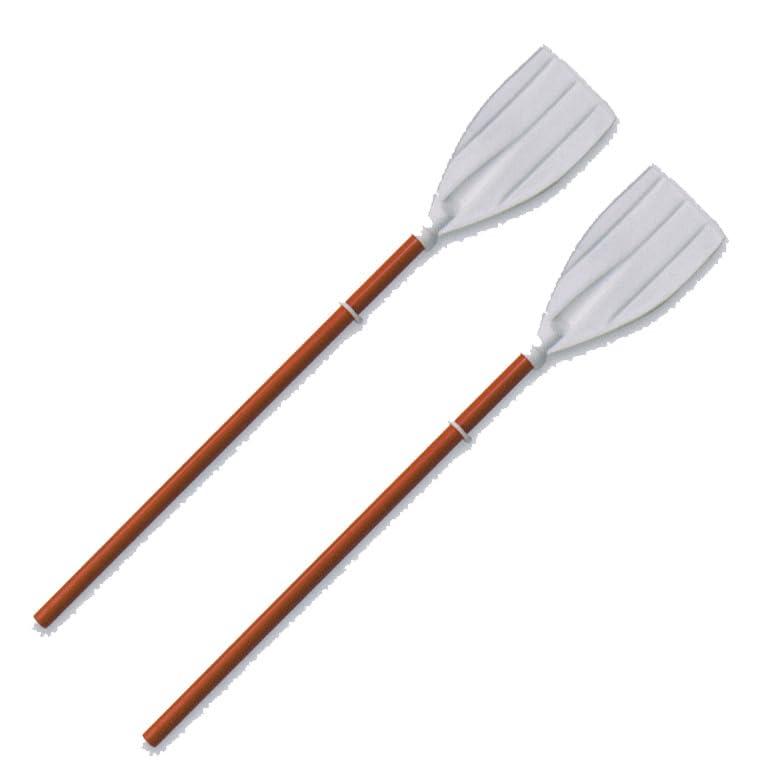 Coppia di Remi in Alluminio da 140 cm con Pala Fissa in ABS