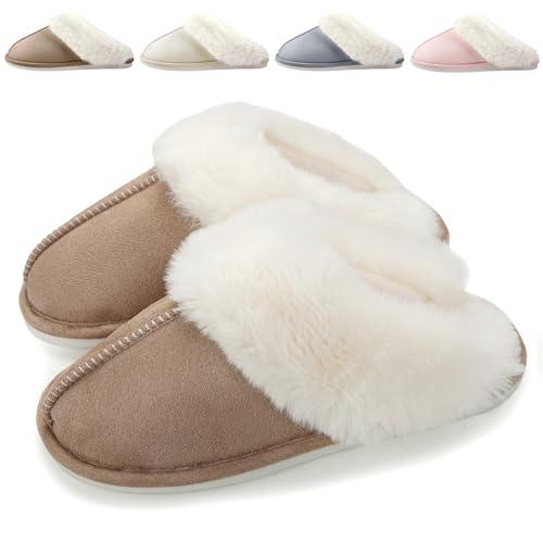 Pantofole Invernali Peluche Marrone - Comfort e Calore per la Tua Casa