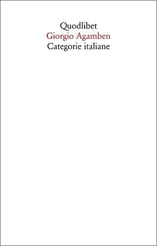 Categorie italiane: studi di poetica e di letteratura