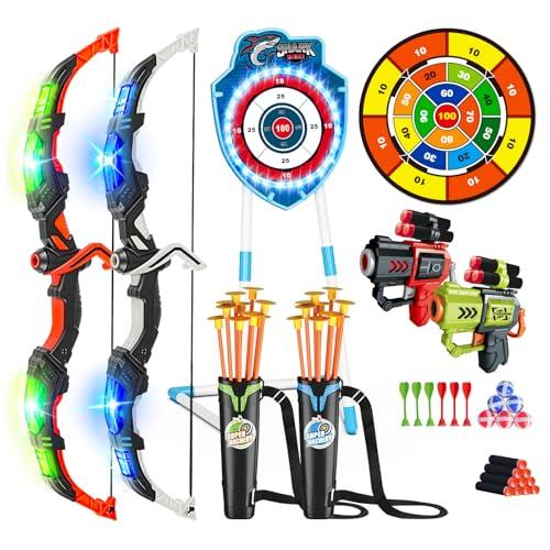 VATOS Set Arco e Frecce Luminoso 4 in 1 per Bambini