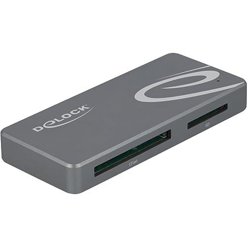 Delock Lettore di Schede USB Type-C per CFast e SD + Hub USB