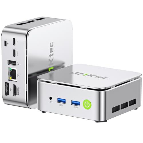 GMKtec Mini PC Ryzen 5 3500U (Superiore a N150, fino a 3,7 GHz), 16 GB RAM 512 GB M.2 SSD, Mini Computer Desktop con LAN 2,5G, Triplo Display 4K (HDMI/DP/Type C), PC Mini per Ufficio, Gaming e Casa