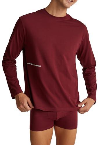United Colors of Benetton Maglia Pigiama Uomo Rosso