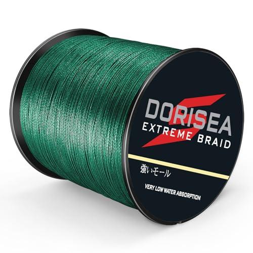 Dorisea Extreme Braid - Lenza da pesca intrecciata in 100% Pe, lunghezza 1000 m, test 2,7-226,8 kg