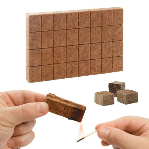 Accendifuoco Ecologico Senza Olio di Palma - 32 Cubetti