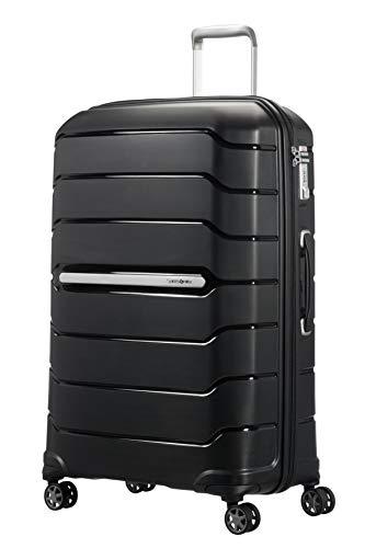 Samsonite Flux - Valigia espandibile Spinner L, 75 cm, 111 L, Nero