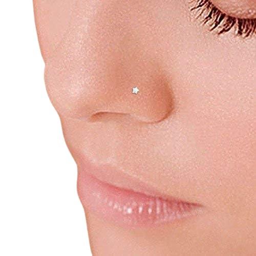 Mini Star Piercing Naso Acciaio Chirurgico