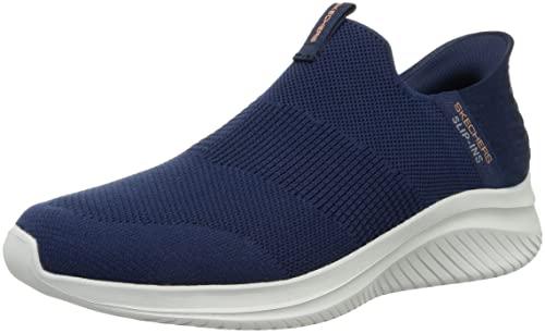 Skechers Ultra Flex 3.0 Smooth Step, Sneaker Uomo, Navy Knit Trim