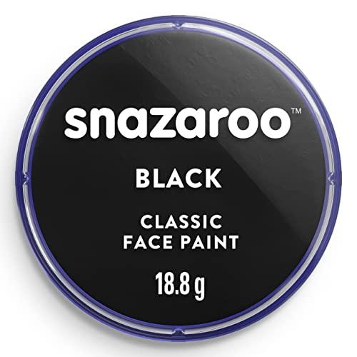 Snazaroo Nero - Pittura Professionale per Viso e Corpo 18ml