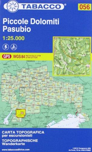 Carta Turistica Piccole Dolomiti/Pasubio 056 1:25.000 - TABACCO