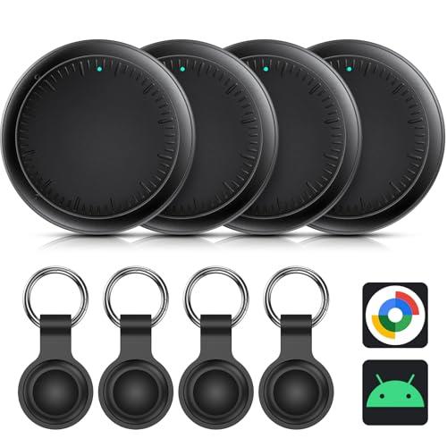 Air Tracker Tag Android (4 Pezzi) - Localizzatore Bluetooth per Chiavi, Bagagli e Valigie