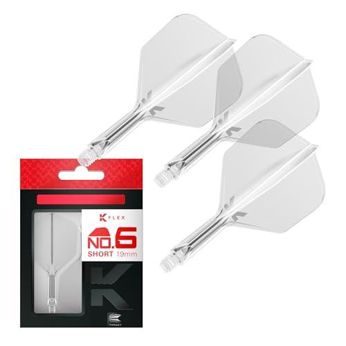 Target Darts K-Flex Alette e Aste Integrate No.6 Trasparenti (Corte)