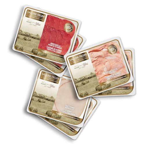 Mix Affettati Sportivo Salumi Pasini® | 6 Vaschette di Salumi Misti