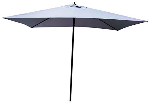 Ombrellone Rettangolare Push Up Garden Friend 2x3 Metri - Grigio