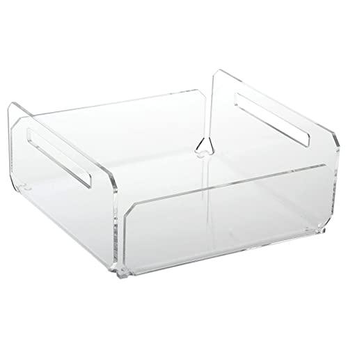 Agplex Portapiatti/Cestino in Vetro Acrilico Musa