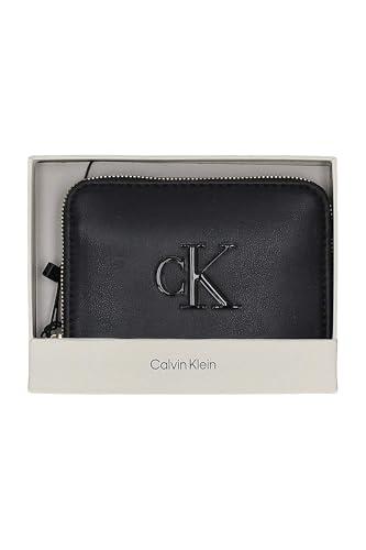 Calvin Klein Raised CK Medium Zip Around - Portafoglio Donna