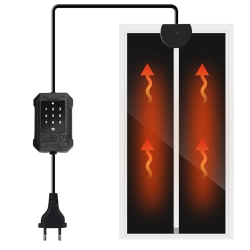 Nobleza Tappetino Riscaldante per Rettili 7W con Termostato a 10 Livelli