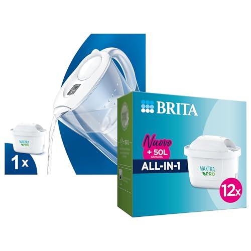 Caraffa filtrante Brita Marella 2.4L con 1 filtro MAXTRA PRO + 12 filtri MAXTRA PRO All-in-1