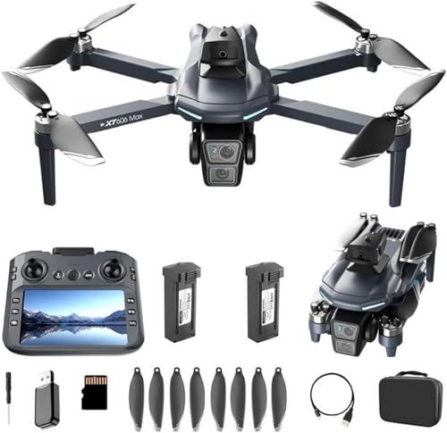 Drone GPS con Doppia Telecamera HD e Telecomando con Schermo Integrato