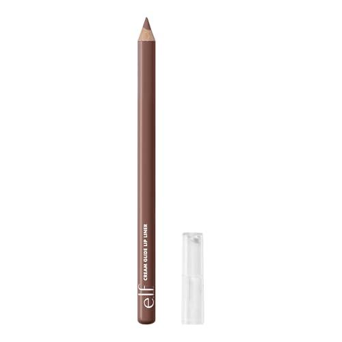 e.l.f. Cream Glide Lip Liner, matita altamente pigmentata per modellare e scolpire le labbra, finish semi-opaco, prodotto vegano e non testato sugli animali, Espresso Martini