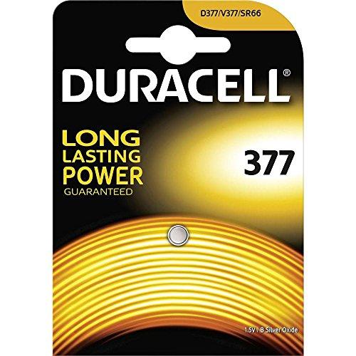 Duracell 377 Batteria a Bottone Ossido di Argento
