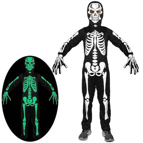 Costume Scheletro Bambino Luminoso HaoVrisn per Halloween